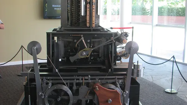 Difference Engine No. 2 (printer side view) (2585248959)
