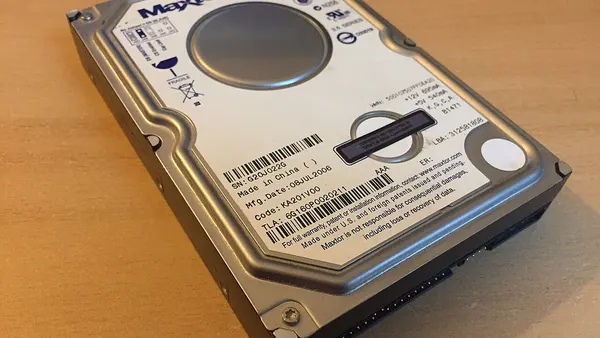 Hard drive maxtor